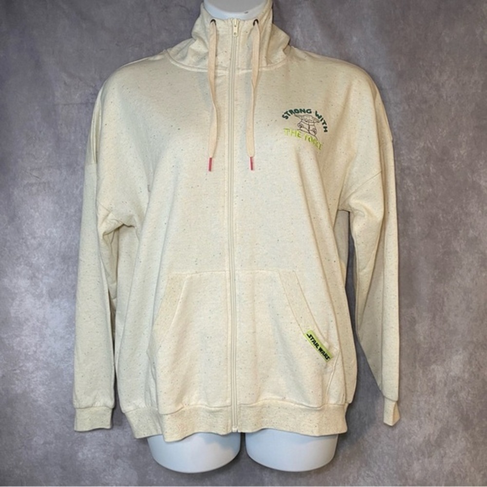 Disney Store Star Wars "Strong with the Force" Men's Med. Sweatshirt with Hoodie